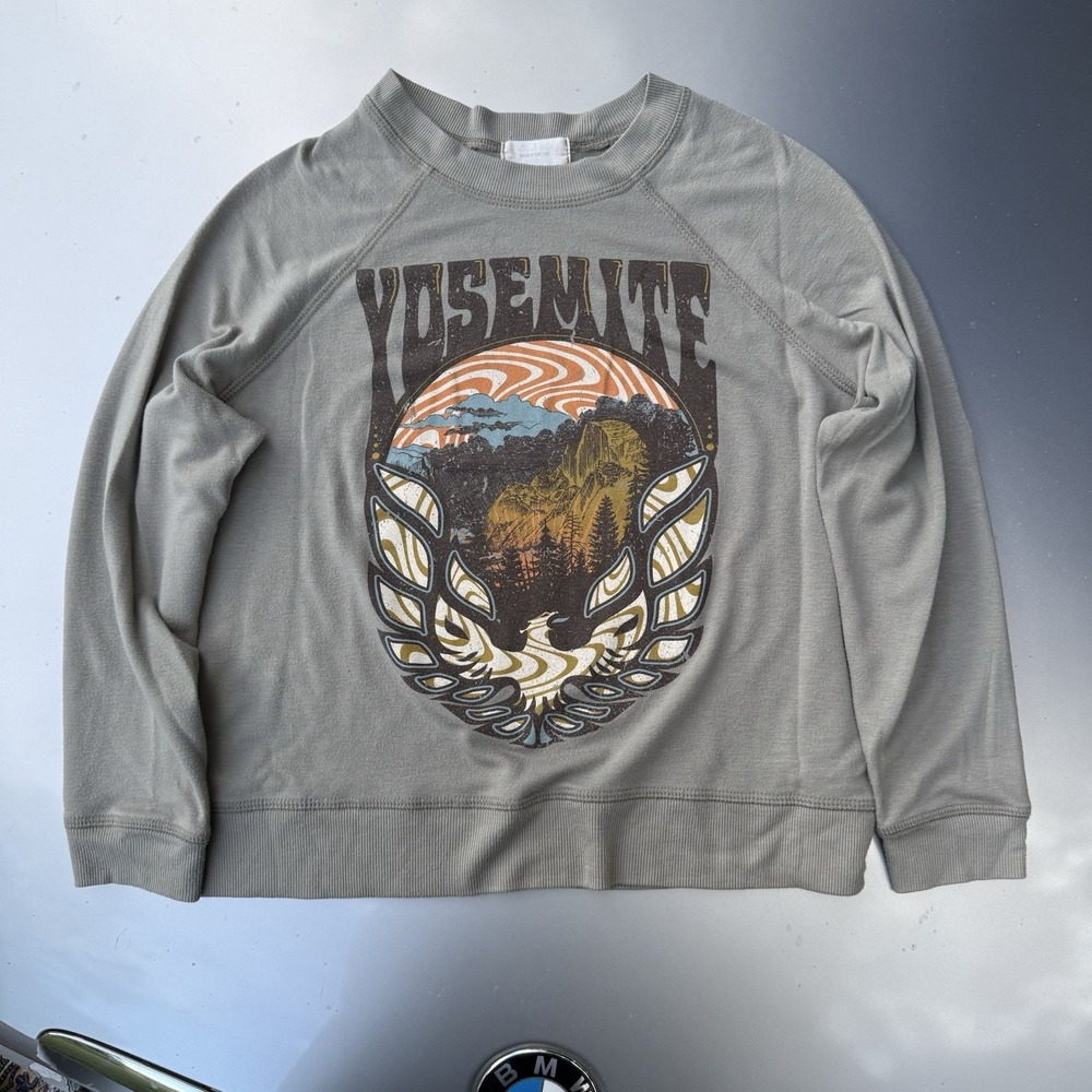 Altered State Yosemite Park Grateful Dead Graphic Crewneck Sweatshirt Made In US